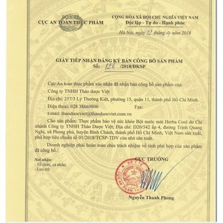 bột nước mát thanh nhiệt Herbacol