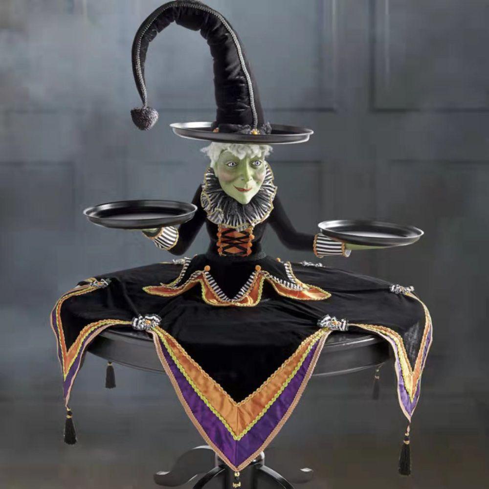 KUNHEV Giá Đỡ Trưng Bày Đồ Trang Trí Hình Phù Thủy Sáng Tạo