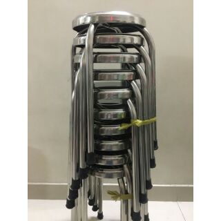Ghế inox 304 Cao cấp dày 1ly (cao 50cm)