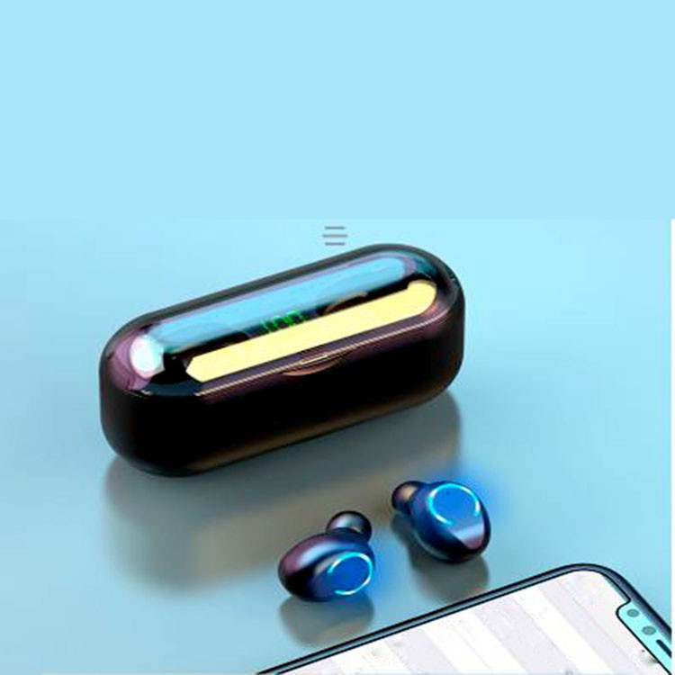 Tai nghe không dây bluetooth F9-8 pin trâu 2000Mah, có thể làm giá đỡ điện thoại