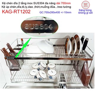 KỆ ĐỰNG CHÉN DĨA 2 TẦNG KAG-RT1202