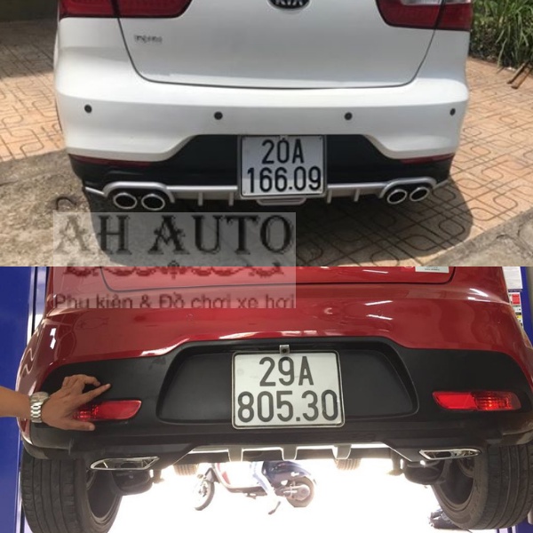 Lippo, cản sau Kia Rio Hàng Cao Cấp Loại 1