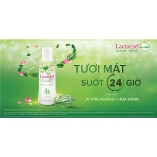 Dung dịch vệ sinh phụ nữ Lactacyd ngày dài tươi mát ( tinh chất trầu không ) 150ml