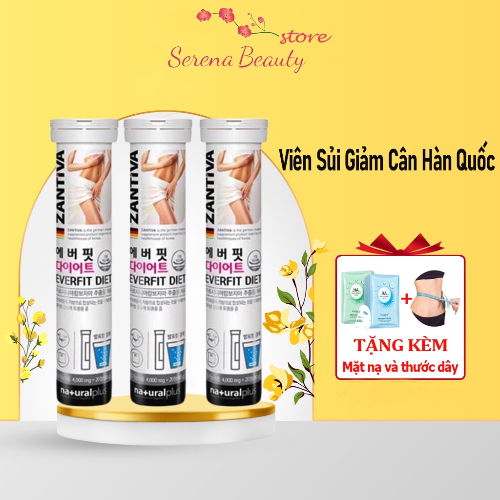 Viên sủi giảm cân Zantiva Hàn Quốc