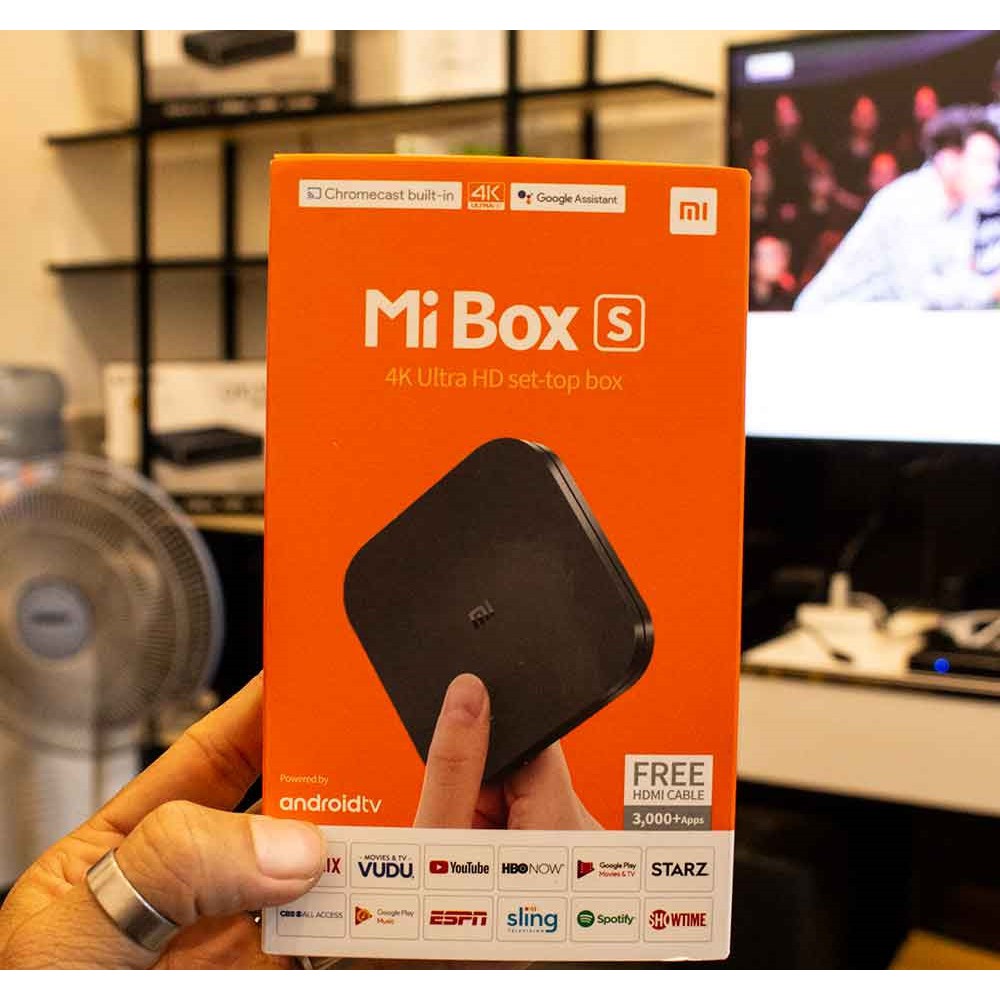 Mibox S Gen 2 - Digiworld Chính hãng Android TV Box Mibox S Xiaomi 4K(3840 x 2160p) 2GB/8GB, Wifi 2.4/5GHz Bluetooth 5.2