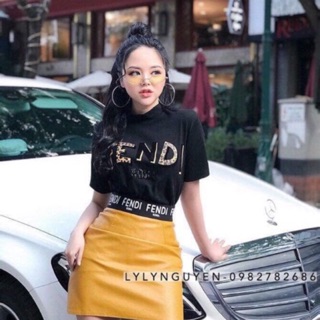 🔆 Chân váy da FENDI 🔆 ( Ảnh thật của shop 100% ).