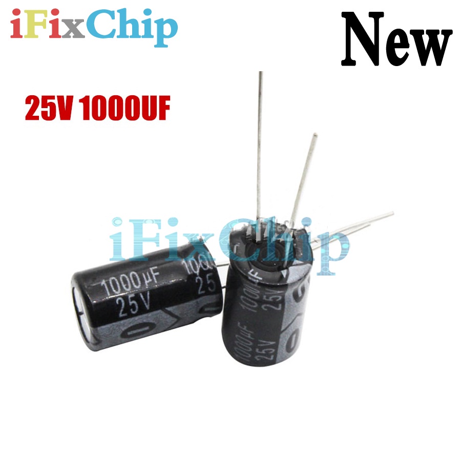 Set 10 Tụ Điện 25V1000UF 10*17mm 1000UF 25V 17*10 Chất Lượng Cao