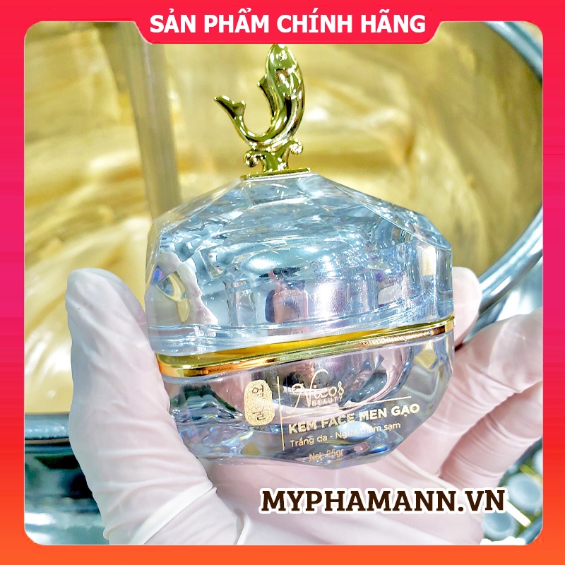 Kem Face Nicos Cấy Trắng Men Gạo Chính Hãng Nicos Beauty - 8936177940240