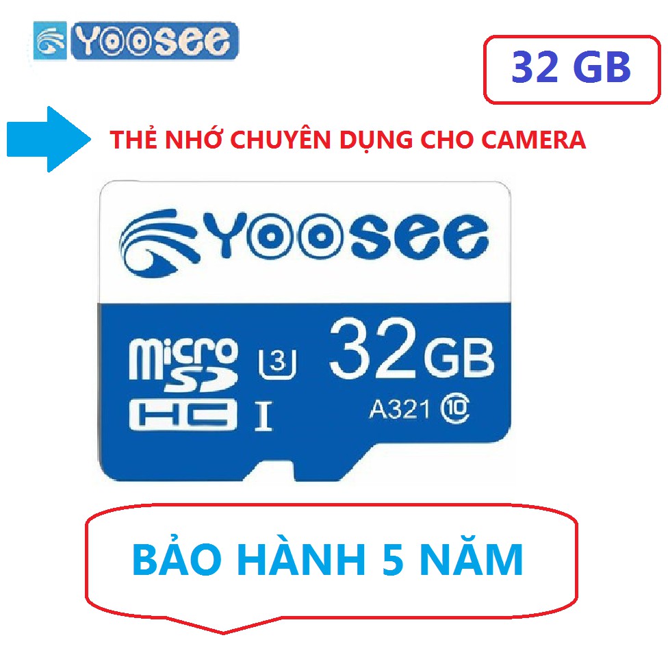 Thẻ Nhớ 32GB Yoosee-Chuyên Dụng Camera.