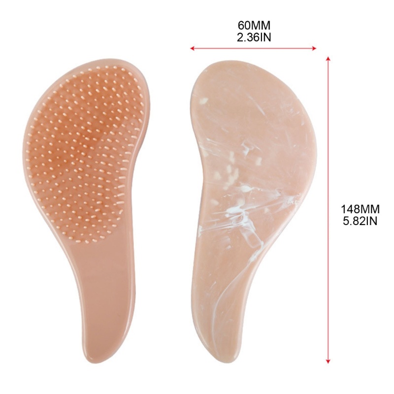 Lược Chải Tóc Massage Da Đầu Chống Tĩnh Điện YOUYO Họa Tiết Cẩm Thạch Cho Nam Và Nữ