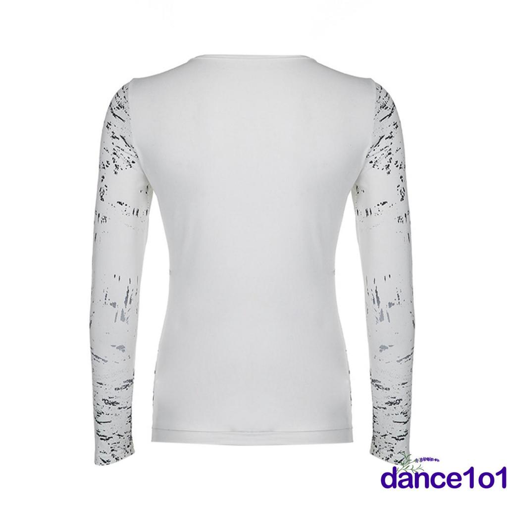 Áo thun nữ tay dài in hình đôi cánh trái tim phong cách vintage