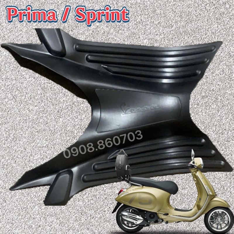 Thảm xe vespa Primavera, Sprint, LX, thảm lót sàn, thảm lót chân, thảm cao su xe vespa Primavera, Sprint, LX[chính hãng]
