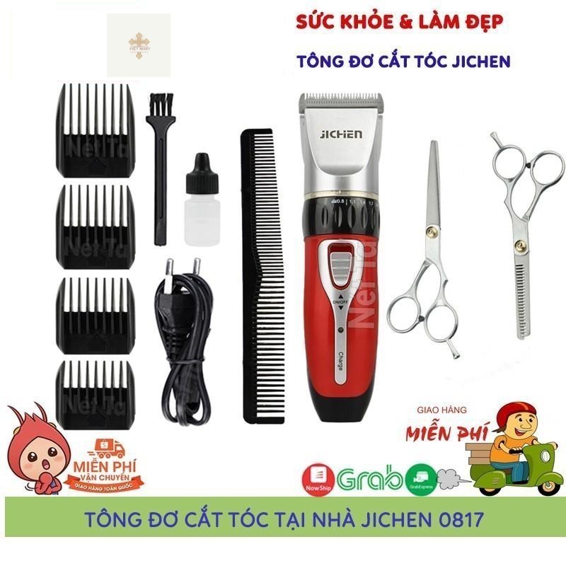 👑Bán Chạy Số 1👑 Tông Đơ Cắt Tóc Gia Đình Tại Nhà JICHEN JC-0817 Tiện Dụng, Bảo Hành 6 Tháng VietMart