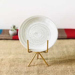 Dĩa gốm trắng trơn