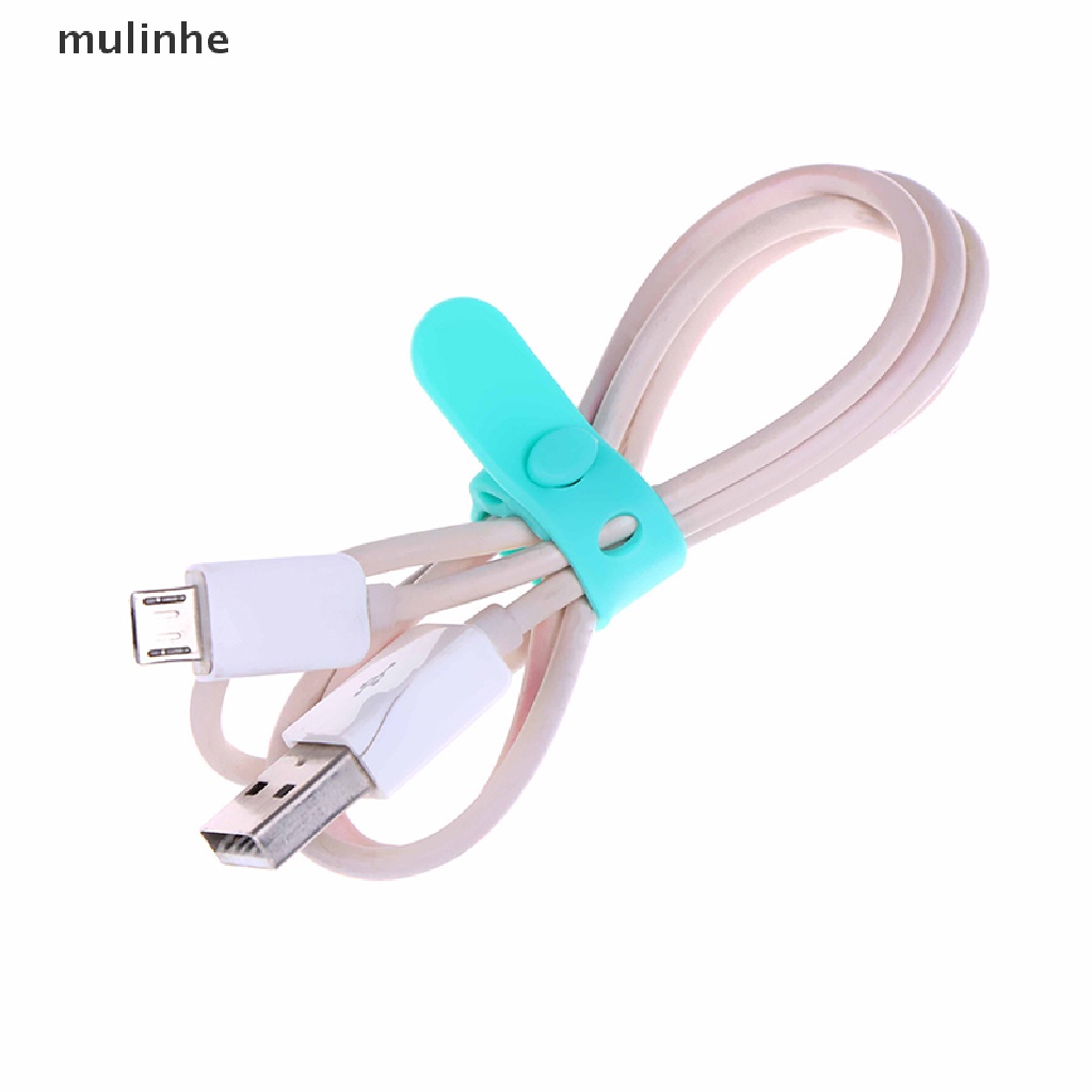 Bộ 4 Dụng Cụ Quấn Dây Cáp Bằng Silicon Tiện Dụng vn