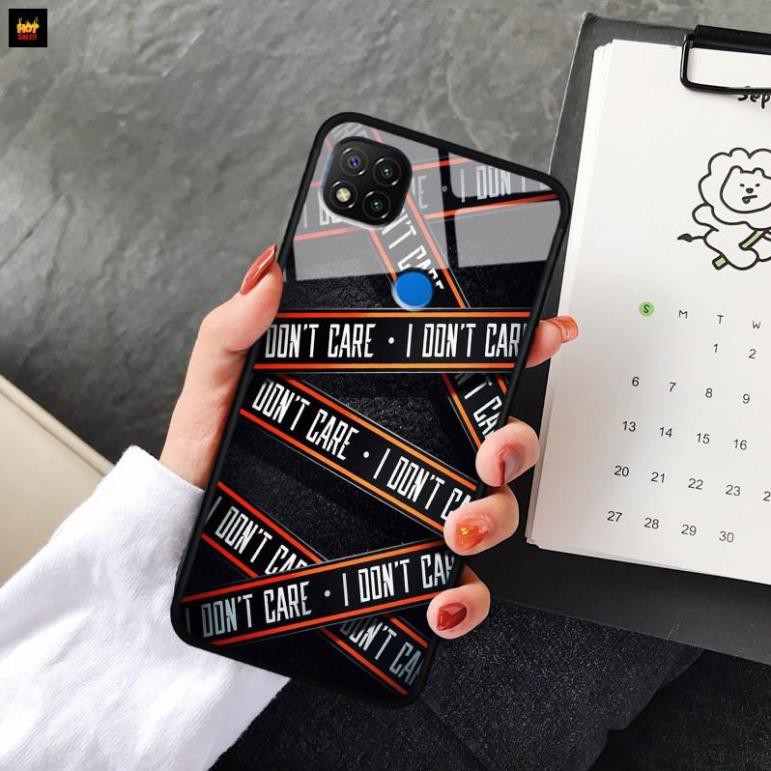 Ốp lưng kính 3D Xiaomi Redmi 9C cute
