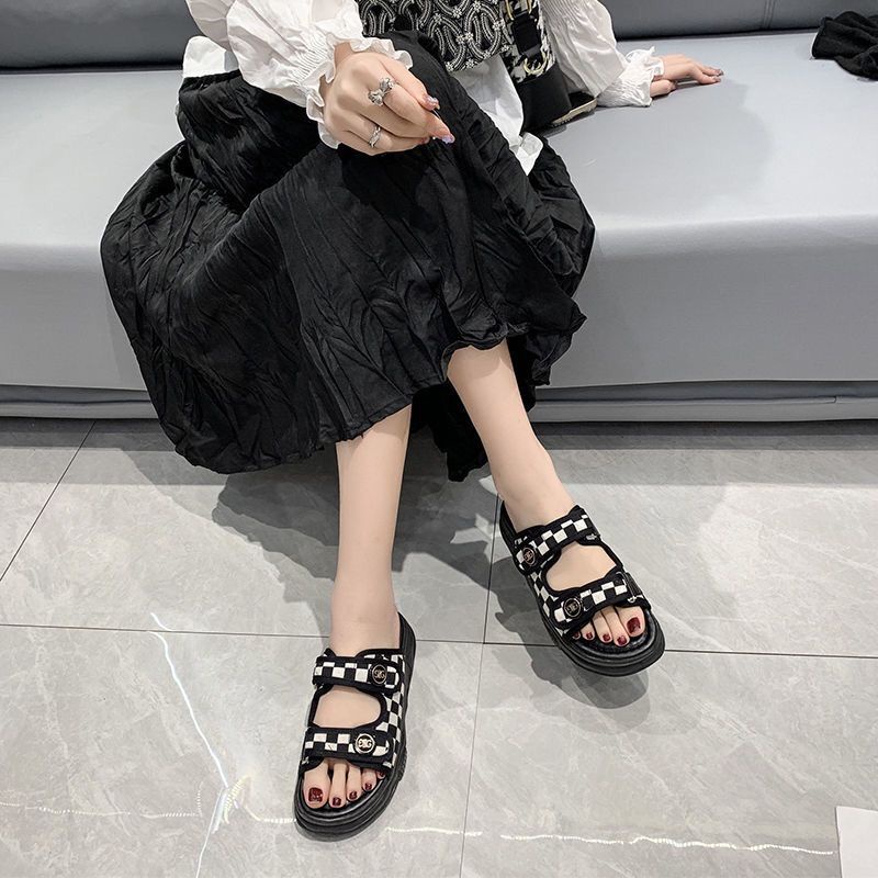 Xăng đan Khóa Dán Thời Trang Dành Cho Nữ