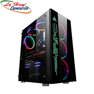 Vỏ Case Máy Tính VSP Gaming FA-402 eSPORT - Có Sẵn Led RGB (No Fan)