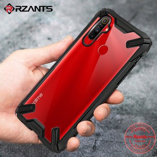 For Realme C3 Case Crystal Transparent Hard Back Shockproof Reinforced Corners Rugged Slim Thin Cover