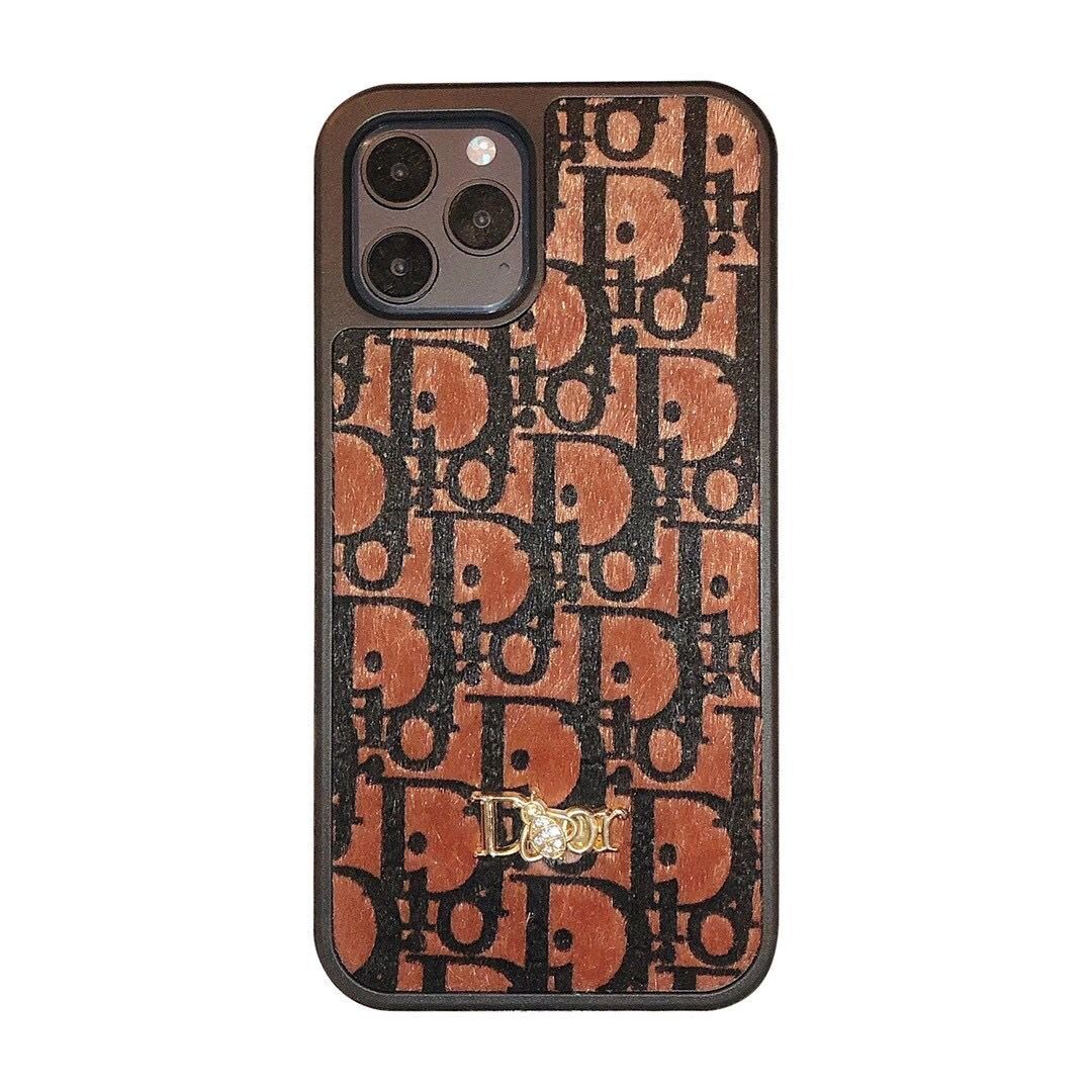 Ốp Điện Thoại Bằng Da Họa Tiết Logo DIOR Sang Trọng Cho Iphone 12 Pro Max 12 Mini 11 Pro Max Xs Max Xr Se 2020 7 8 Plus | BigBuy360 - bigbuy360.vn