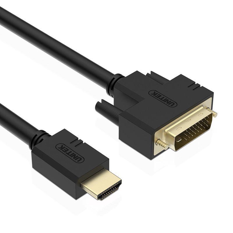 CÁP HDMI TO DVI 24+1 UNITEK DÀI 1,5M và 5M (YC217A,YC220A)