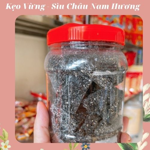 KẸO VỪNG ĐEN, sìu châu ❤️NGON❤️ cực giòn siêu ngon 500 gr/ KẸO SÌU CHÂU ĐẶC SẢN NỔI TIẾNG NAM ĐỊNH