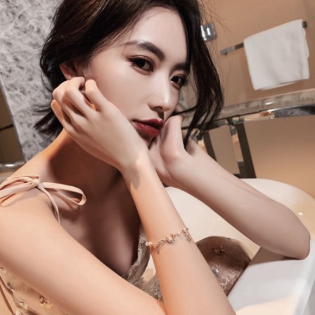  Lắc tay mẫu mặt trăng và ngôi sao thời trang Hàn Quốc thanh lịch cho nữ
