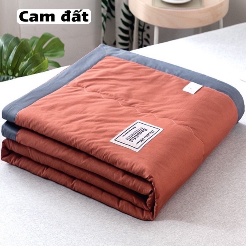 Chăn hè Zara đũi cotton nhập khẩu,chăn mềm 4 mùa cao cấp