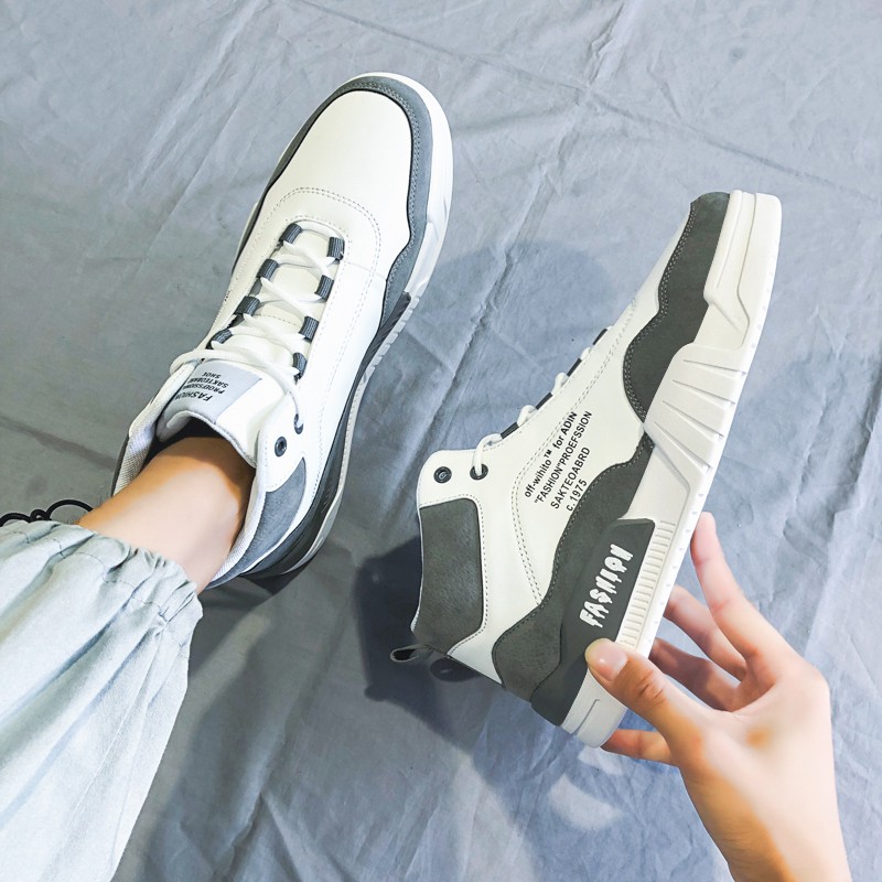 Giày thể thao cổ cao Sneaker nam G40 cao cấp hàng hiệu đẹp thời trang phong cách Hàn Quốc giá rẻ | BigBuy360 - bigbuy360.vn