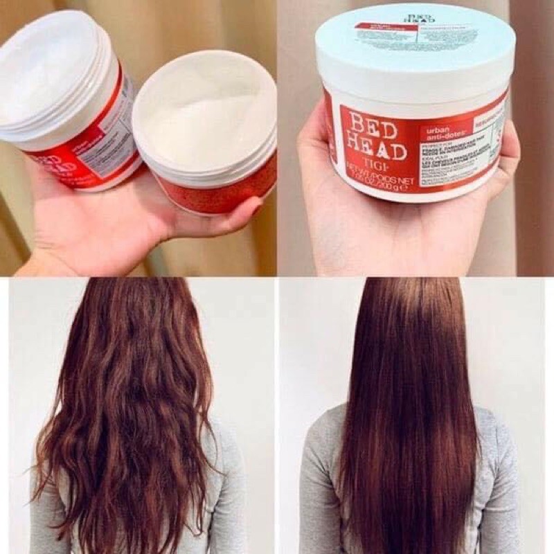 DẦU HẤP PHỤC HỒI TÓC HƯ TỔN TIGI ĐỎ 200G CỦA MỸ