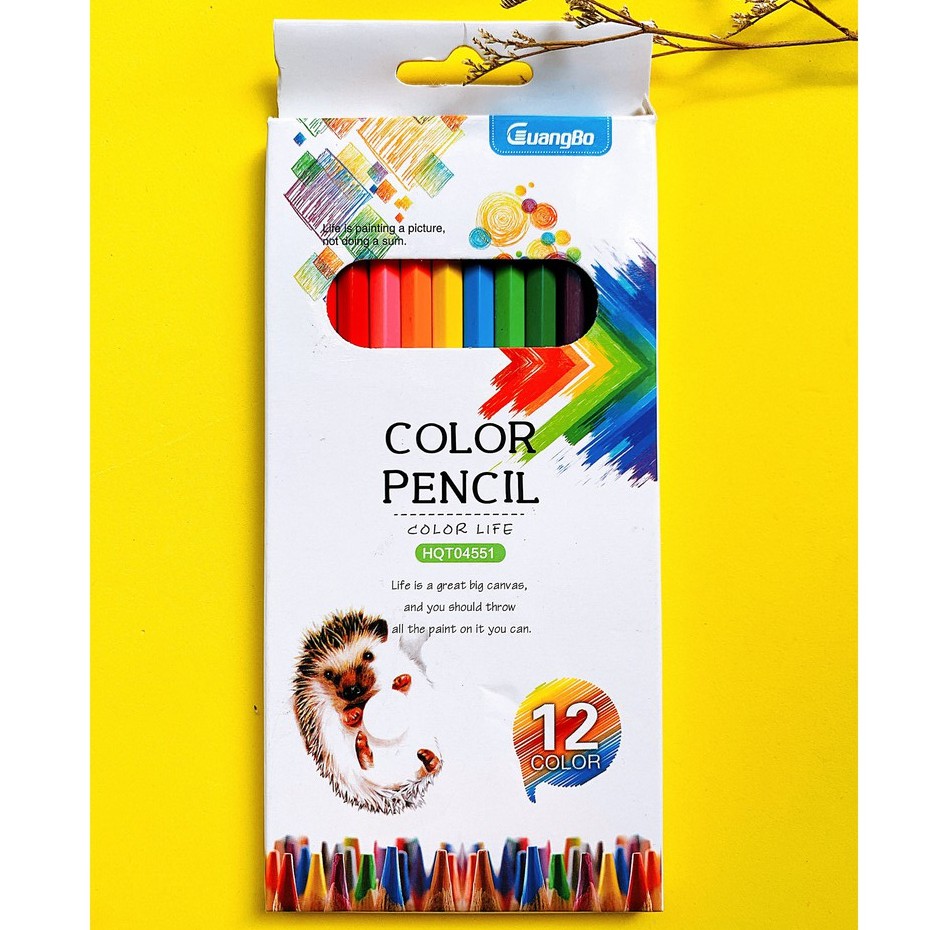 [Mã BMINCU50 giảm 50K đơn 250K] Bộ Chì Màu Color Pencil HQT GuangBo