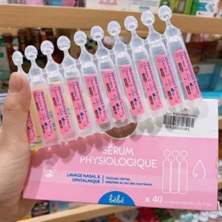 Nước muối sinh lý Gifrer màu hồng 40 ống, Pháp