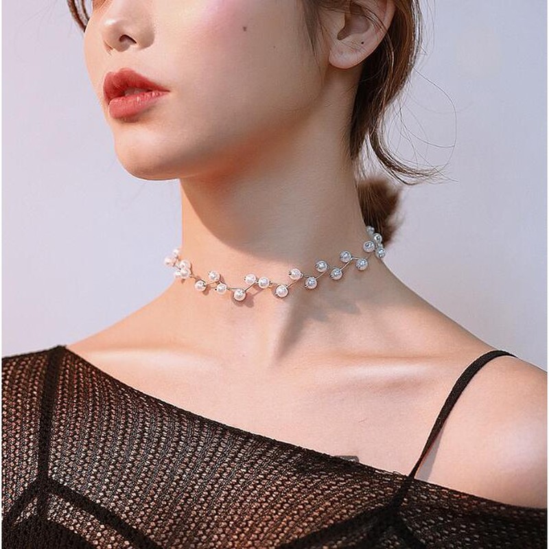 vòng cổ Ngọc Trai Thời Trang Dành Cho Nữ