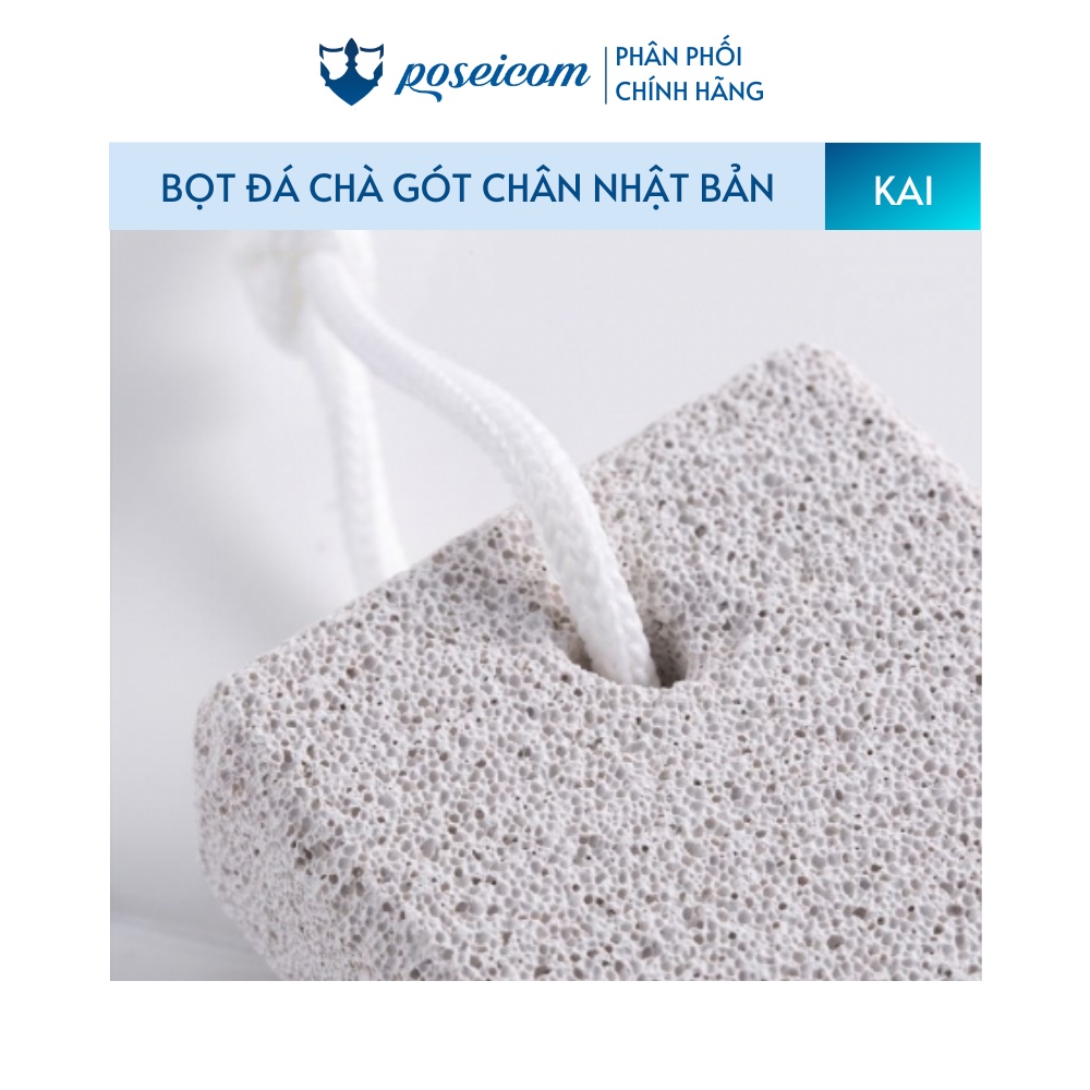Đá Bọt Chà Gót Chân Kai Nhật Bản - Massage, Tẩy Tế Bào Chết Gót Chân Poseicom KAI02