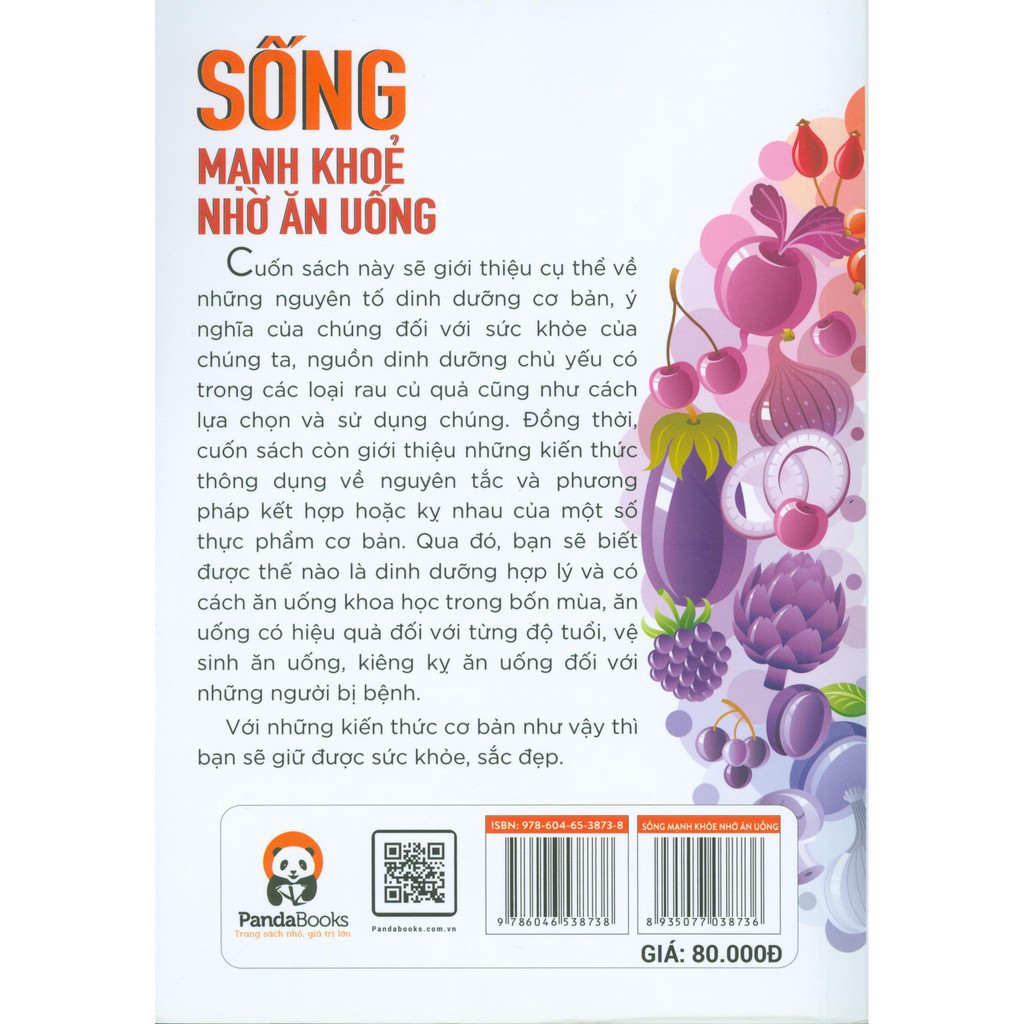 Sách - Sống Mạnh Khỏe Nhờ Ăn Uống [PandaBooks]