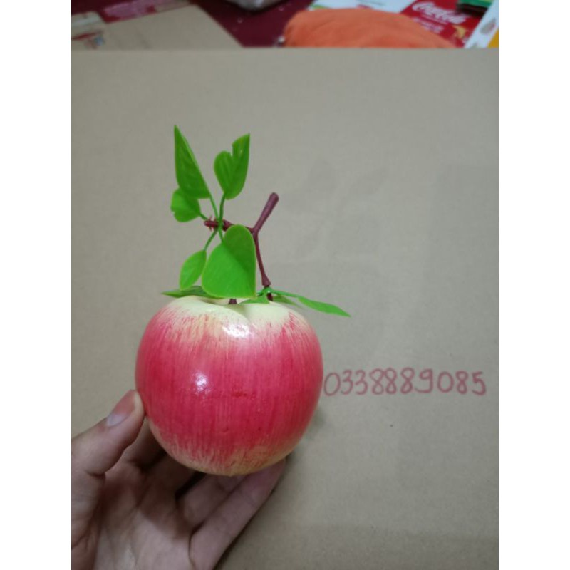 Combo 2 quả táo giả trang trí decor, phụ kiện chụp ảnh