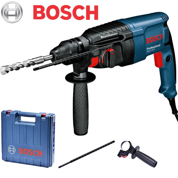 Máy khoan bê tông Bosch GBH 2-26E 800W Dùng mũi khoan SDS Plus