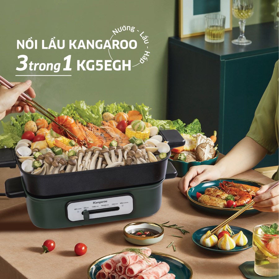 Nồi lẩu đa năng Kangaroo KG5EGH