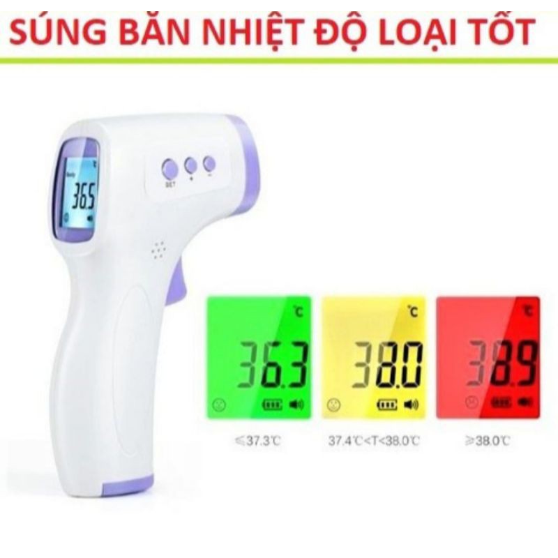 MÁY BẮN ĐO NHIỆT ĐỘ NHIỆT KẾ ĐO THÂN NHIỆT THÔNG MINH HÀNG CAO CẤP HÀNG CHÍNH HÃNG