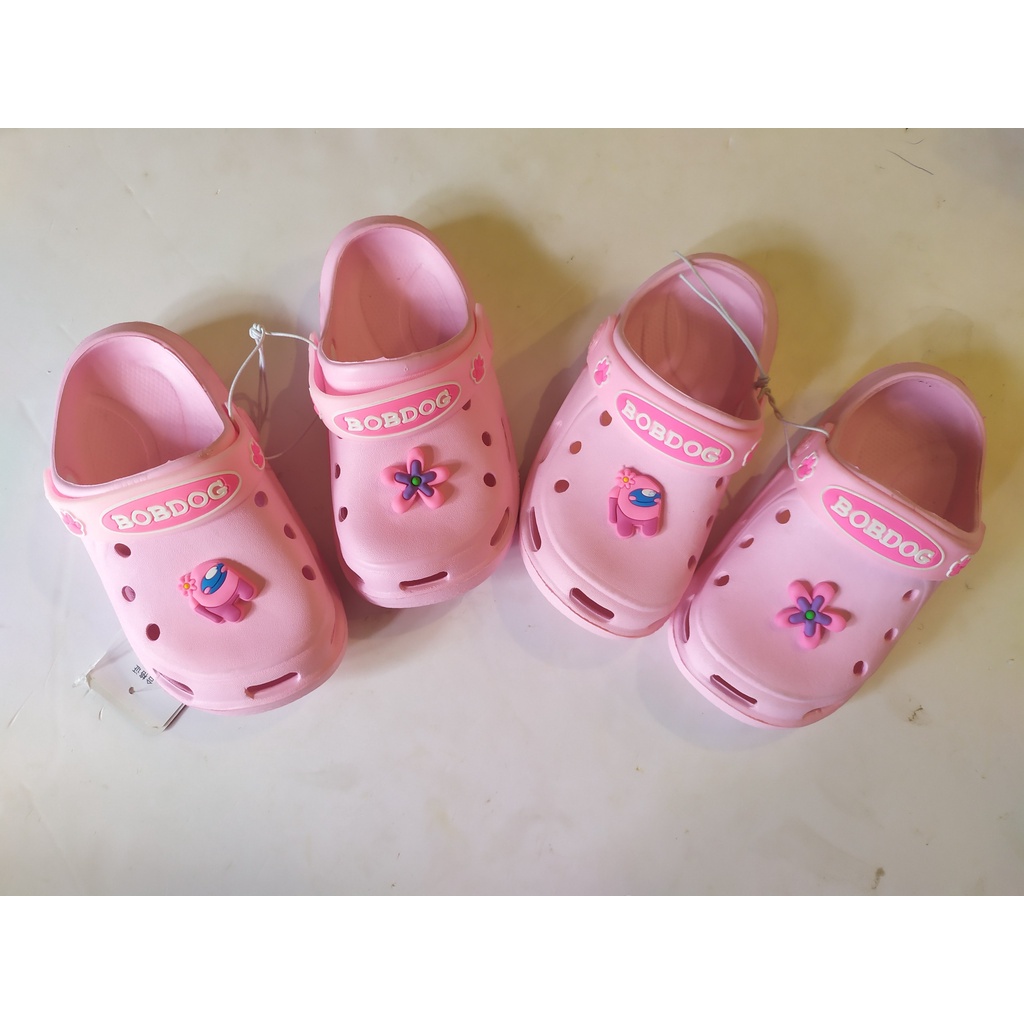 Dép sục Bobdog hồng cho bé