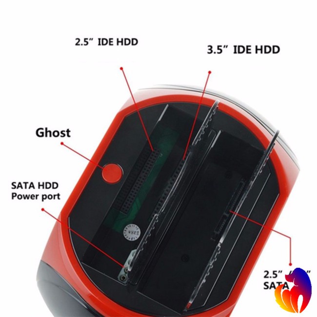 Đế 875d-j Hdd Với Khe Đọc Thẻ Nhớ Cho 2.5 / 3.5 Trạm Sata Ide | BigBuy360 - bigbuy360.vn