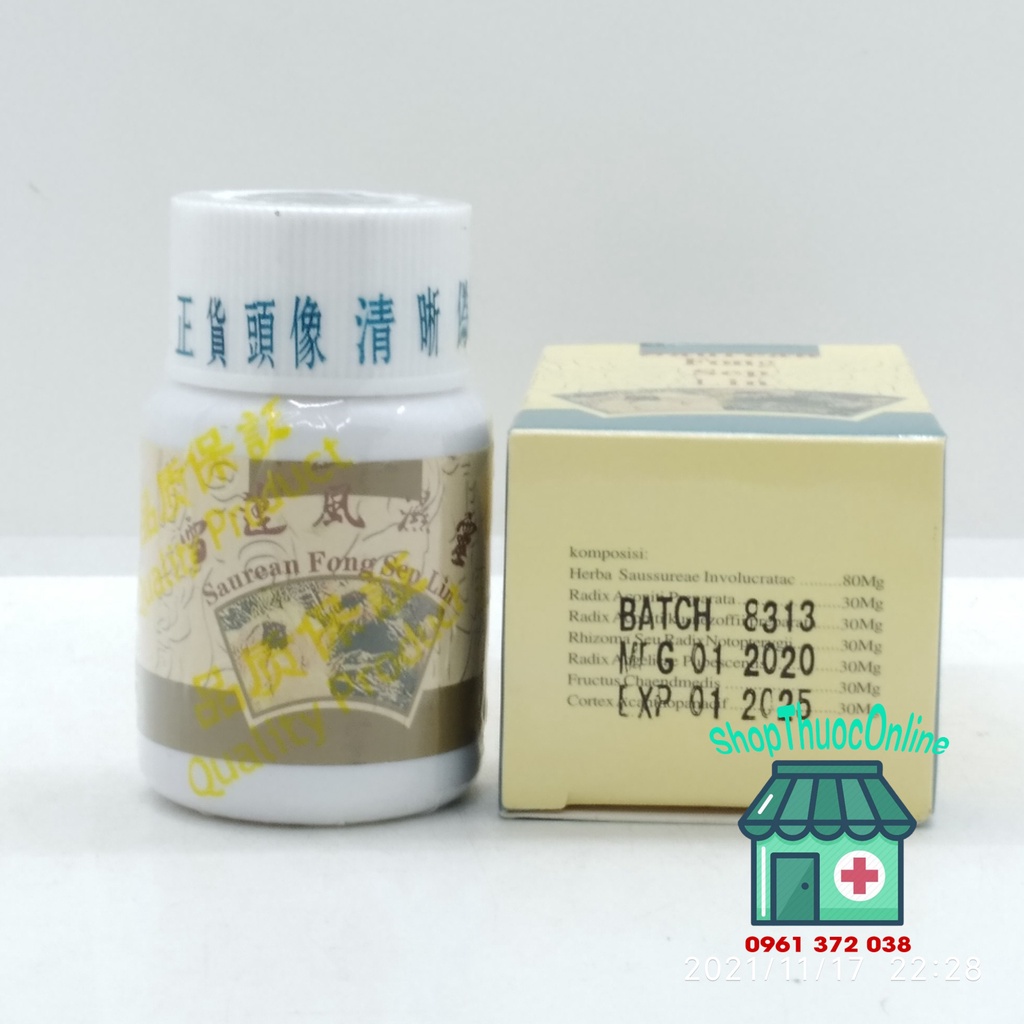 TUYẾT LIÊN PHONG THẤP LINH  lọ 30 viên