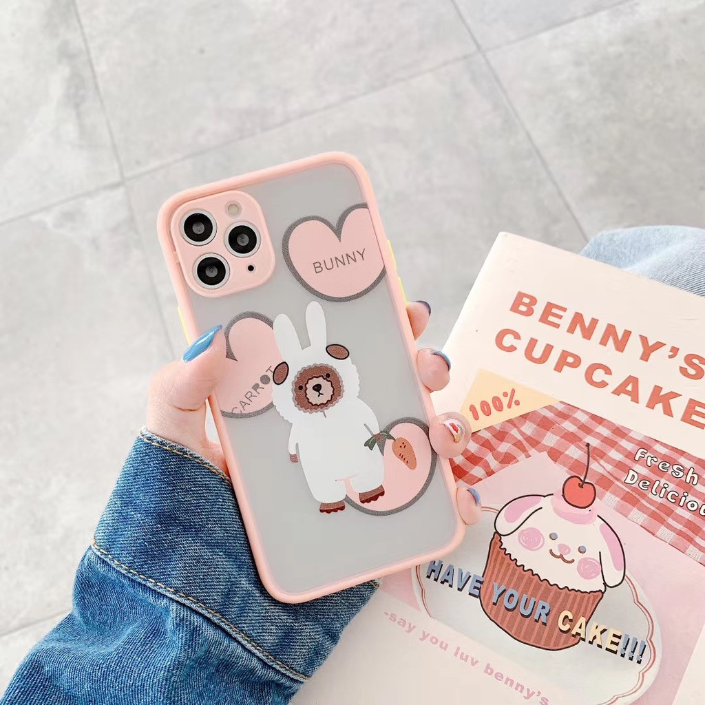 Ốp Điện Thoại Mềm Họa Tiết Gấu Anh Đào 3d Cho Iphone 11 Pro Promax X Xs Xr Xsmax 6 6s 7 8 Plus | BigBuy360 - bigbuy360.vn