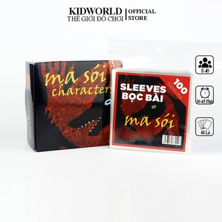 Combo Bài Ma sói character Việt Hóa Và 1 Xấp Sleeves Bọc Bài
