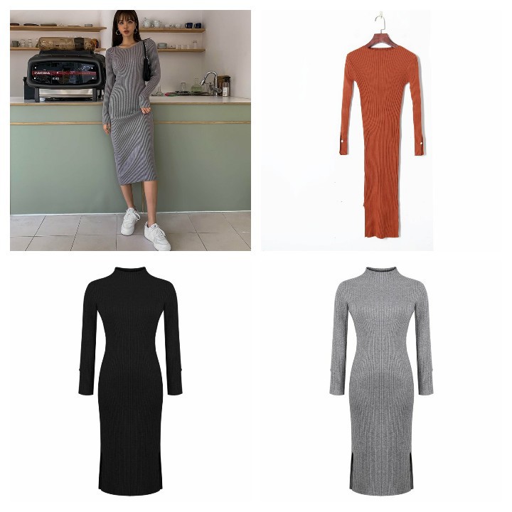 Váy Len Nữ Quảng Châu 🌸FREESHIP🌸 Váy Thu Đông Nữ Đẹp | BigBuy360 - bigbuy360.vn