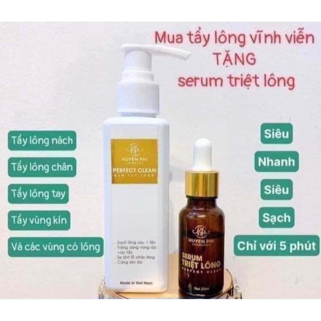 KEM TẨY LÔNG HUYỀN PHI TẶNG KÈM SERUM