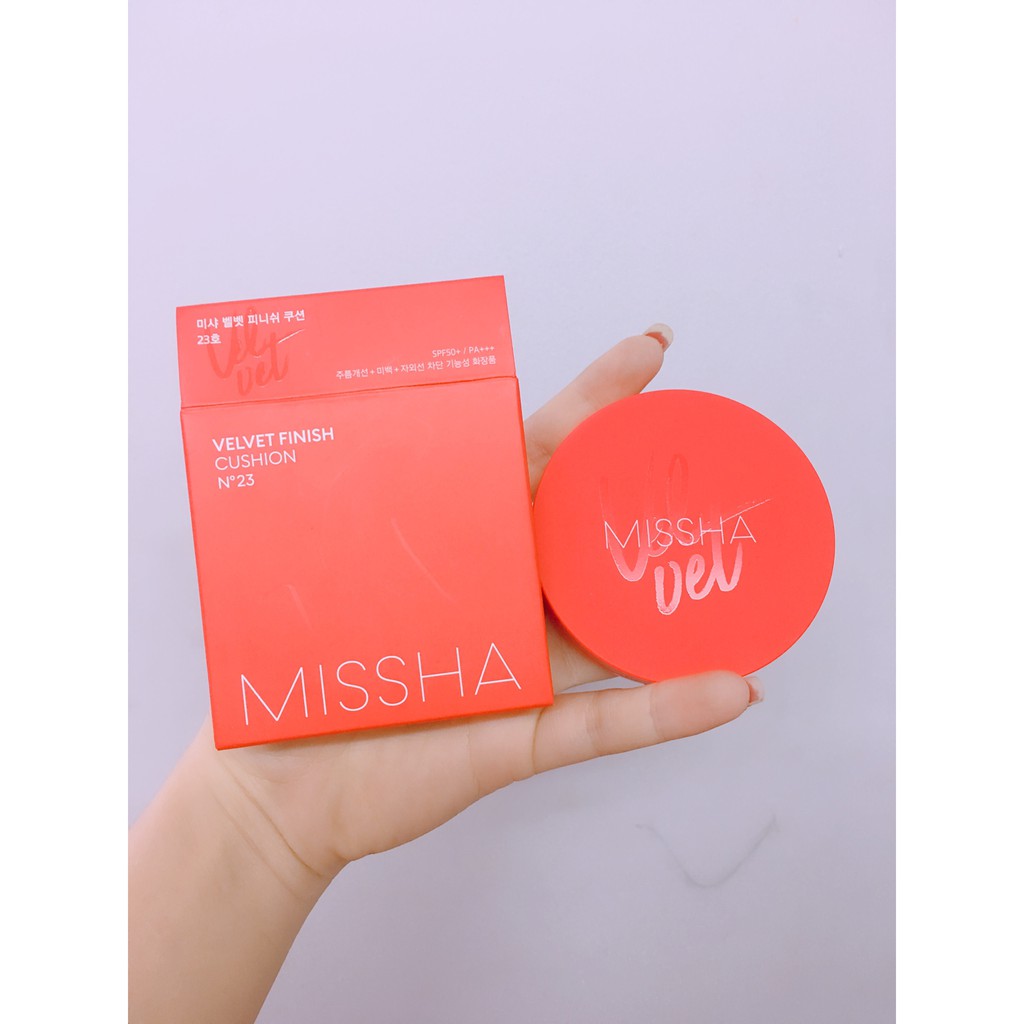 Phấn Nước Che Phủ Hoàn Hảo Missha Velvet Finish Cushion SPF50+ PA+++