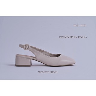 [Mã SKAMLTSM9 giảm 10% đơn 99K] Mei mei shoes designed by Korea - Giày quai hậu đế cao 3cm