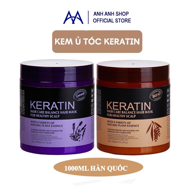 ✅HẤP Ủ TÓC 1000ML KERATIN HÀN QUỐC CÓ 2 MÙI HƯƠNG LỰA CHỌN