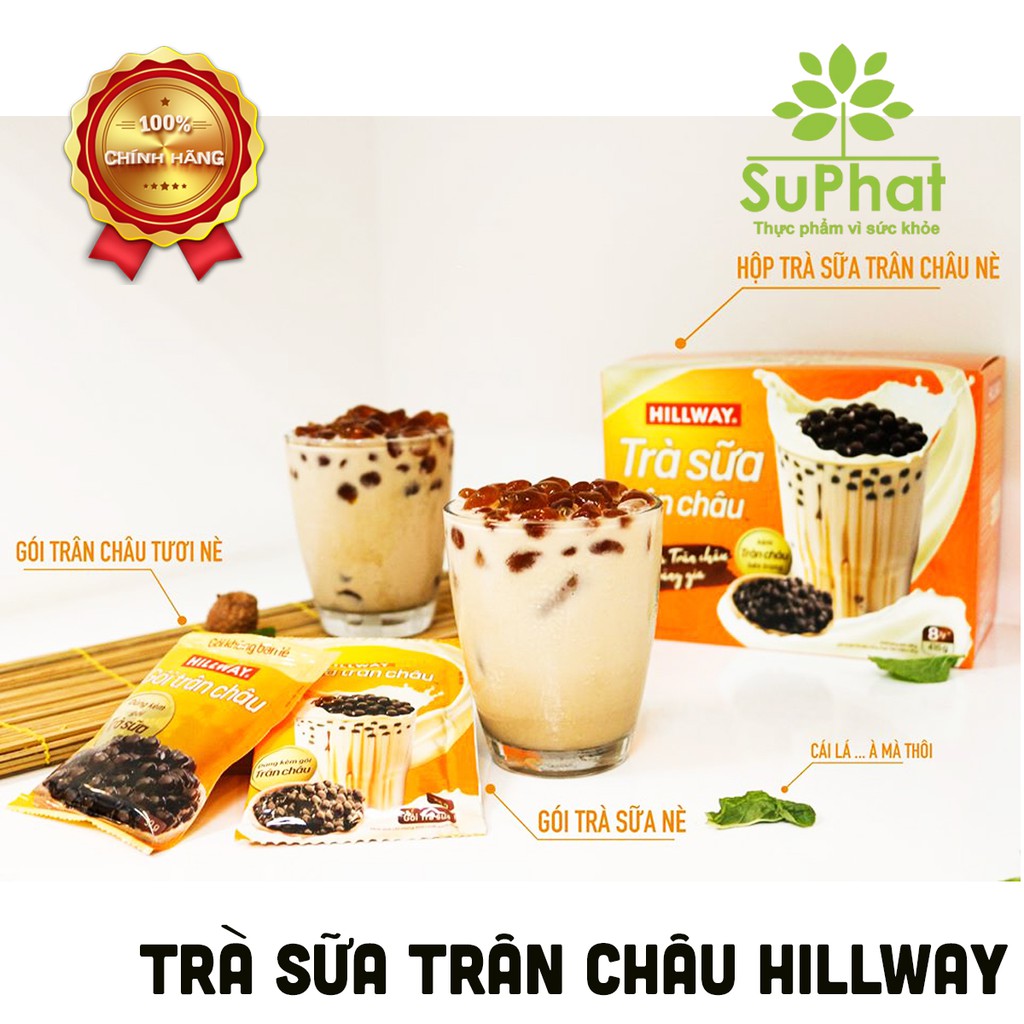 Trà sữa trân châu HILLWAY (8 ly)